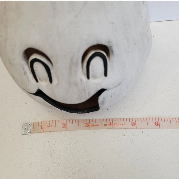 Vtg New Debco Happy Ghost Tea Light Candle Hanging Lantern Terracotta Halloween - Picture 6 of 8